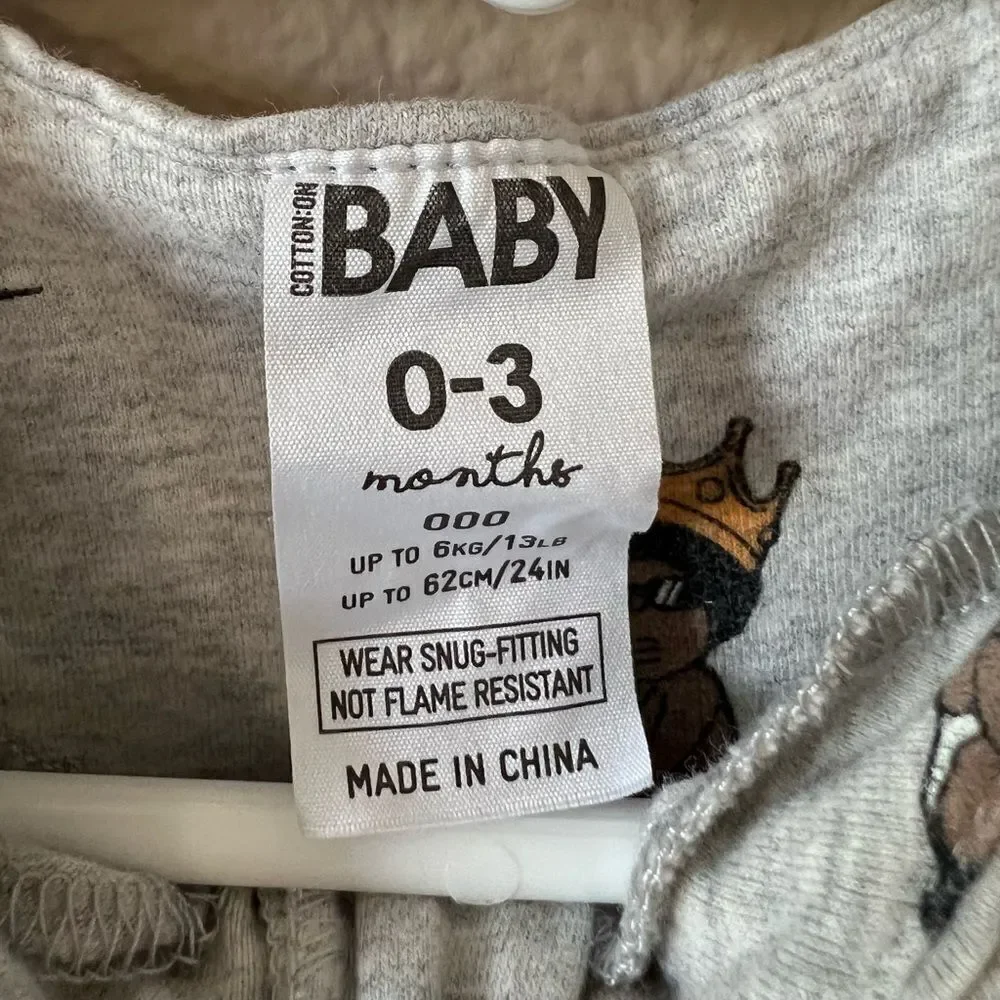 Cotton On Biggie Smalls Onesie - 0 - 3 Months